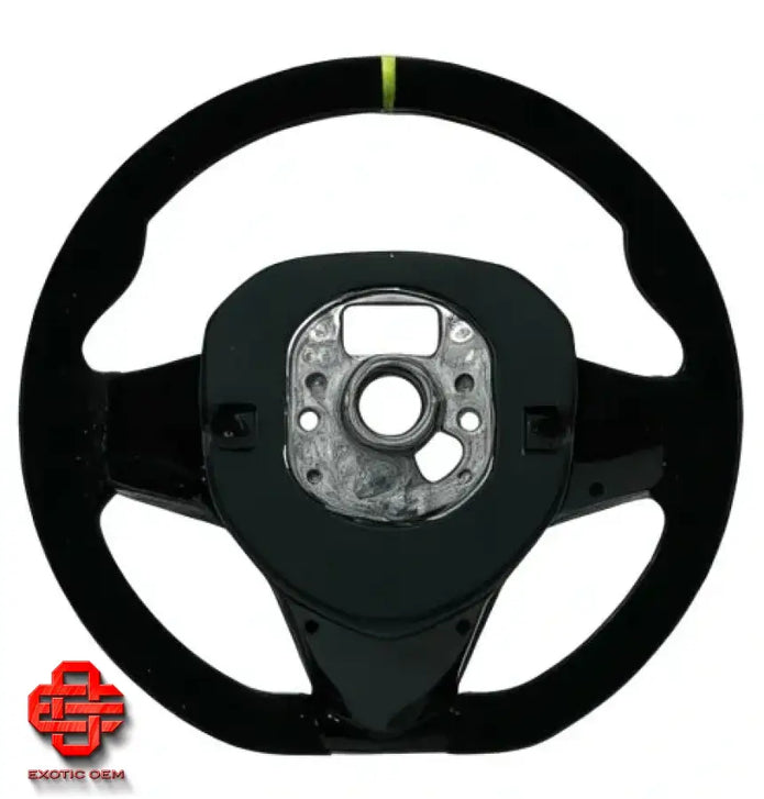 LAMBORGHINI AVENTADOR SVJ LEATHER STEERING WHEEL ALCANTARA