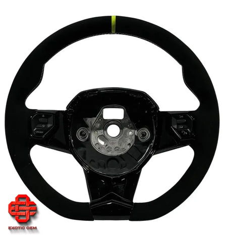 LAMBORGHINI AVENTADOR SVJ LEATHER STEERING WHEEL LEATHER STEERING WHEEL ALCANTARA
