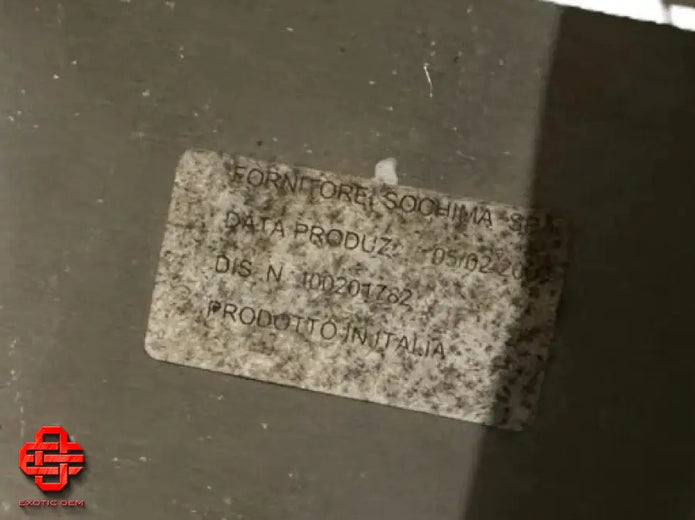 LAMBORGHINI GALLARDO THERMAL PLATE COVER