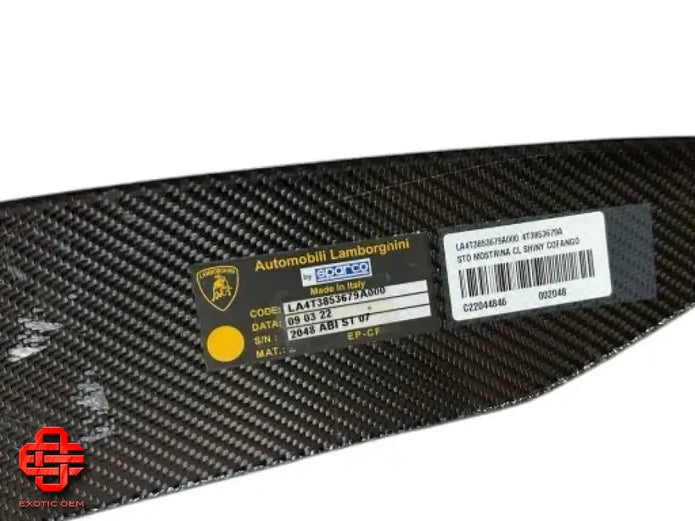 LAMBORGHINI HURACAN STO CARBON COVER OVERLAY HOOD TRIM