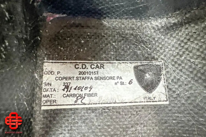 LAMBORGHINI MURCIELAGO CARBON FIBER ENGINE COVER