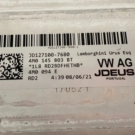 LAMBORGHINI URUS CHARGE AIR COOLER LH OEM