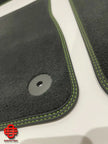 LAMBORGHINI URUS ORIGINAL VELOUR FUSSMATTEN SCHWARZ FLOOR MATS BLACK GREEN