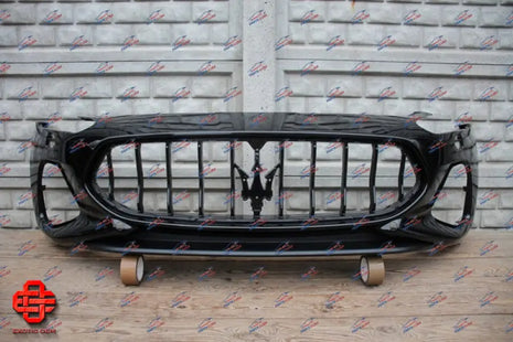 MASERATI GRANTURISMO FRONT BUMPER LIFT COMPLETE BLACK