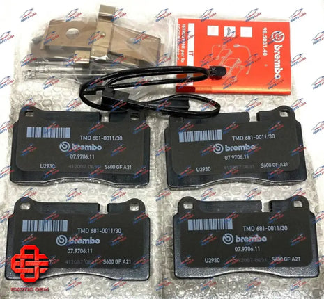 MASERATI GRANTURISMO MC STRADALE REAR BRAKE PAD KIT