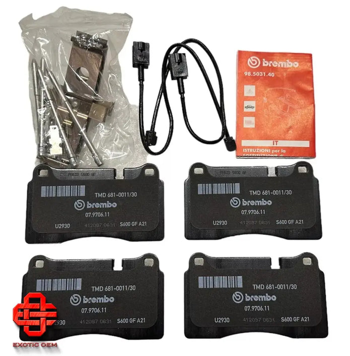 MASERATI GRANTURISMO REAR BRAKE PAD KIT OF REAR BRAKE PADS