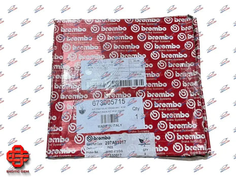 MASERATI LEVANTE FRONT BRAKE PADS KIT