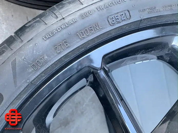 MASERATI MC20 BLACK WHEEL 20 INCH SET WITH TIRES
