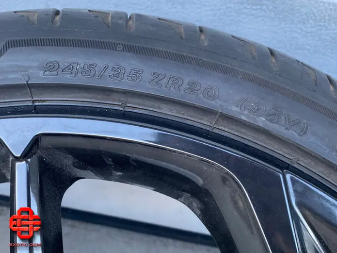 MASERATI MC20 BLACK WHEEL 20 INCH SET WITH TIRES