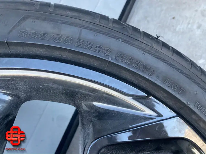 MASERATI MC20 BLACK WHEEL 20 INCH SET WITH TIRES