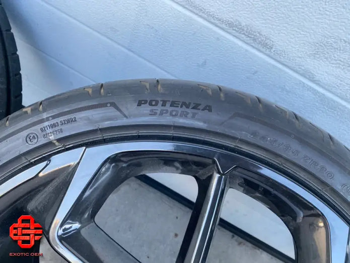 MASERATI MC20 BLACK WHEEL 20 INCH SET WITH TIRES