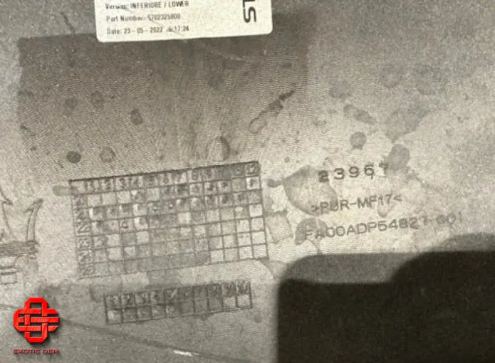 MASERATI MC20 REAR BUMPER