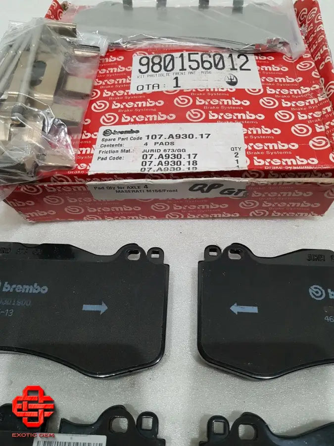 MASERATI QUATTROPORTE GTS M156 FRONT BRAKE PADS