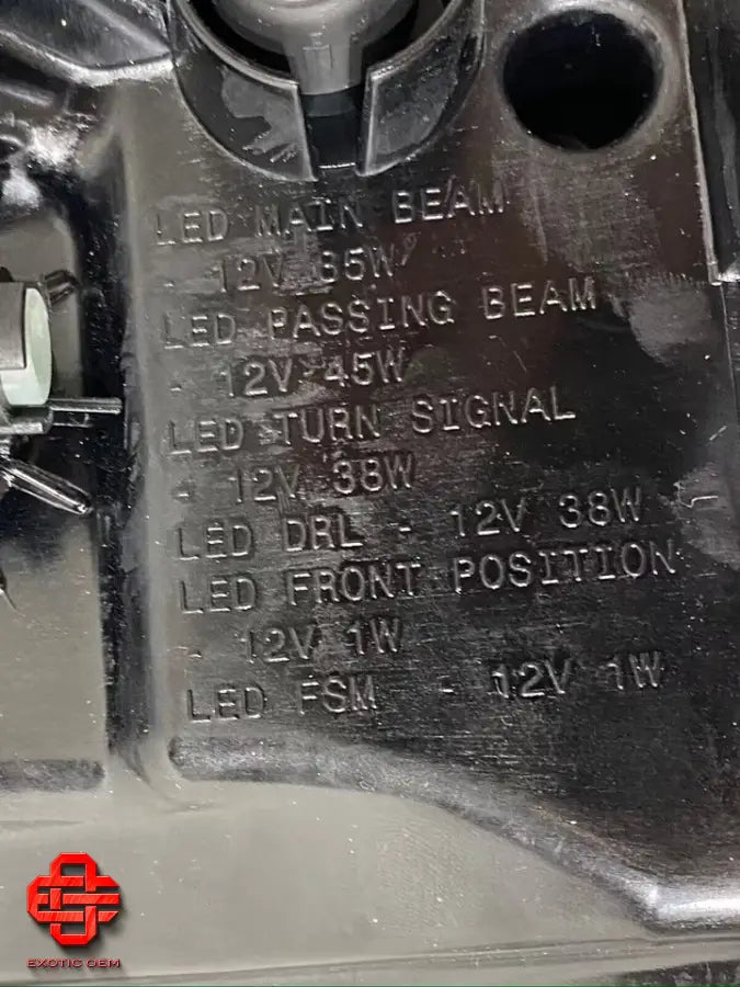 MCLAREN 650 675 LEFT HEADLIGHT LEFT HEADLIGHT