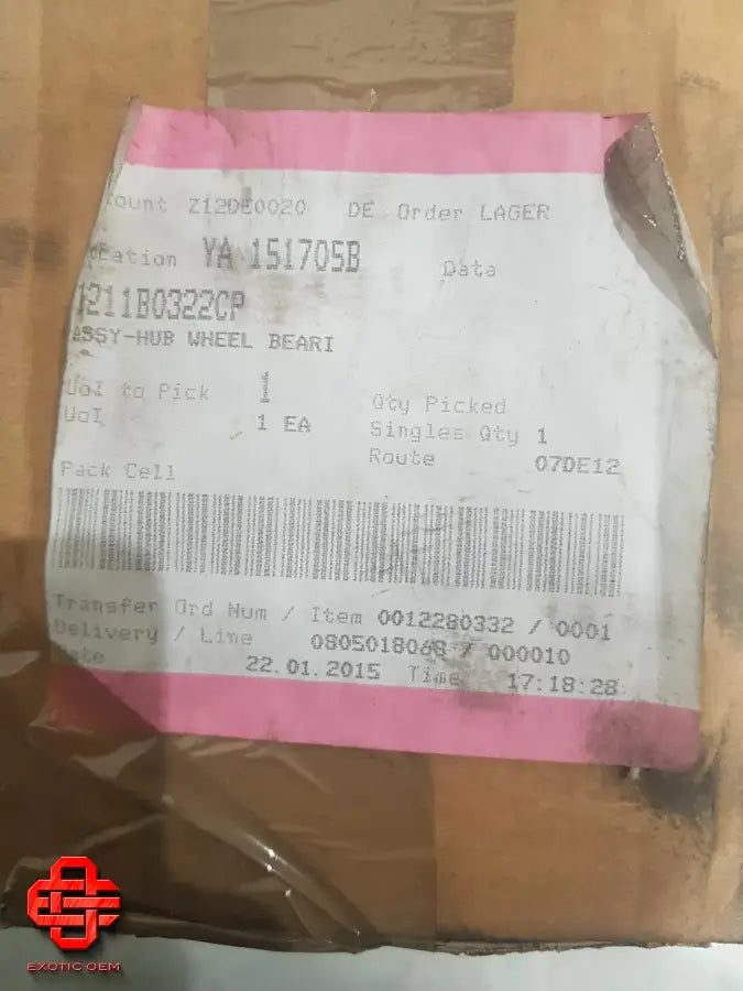 MCLAREN 650S MP4-12H WHEEL BEARING HUB ASSY HUB WHEEL BEARING