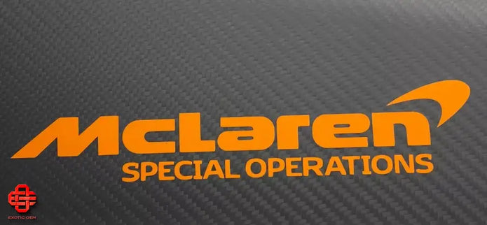 MCLAREN 720S 765LT DOOR SILL CARBON FIBER NEW ORANGE