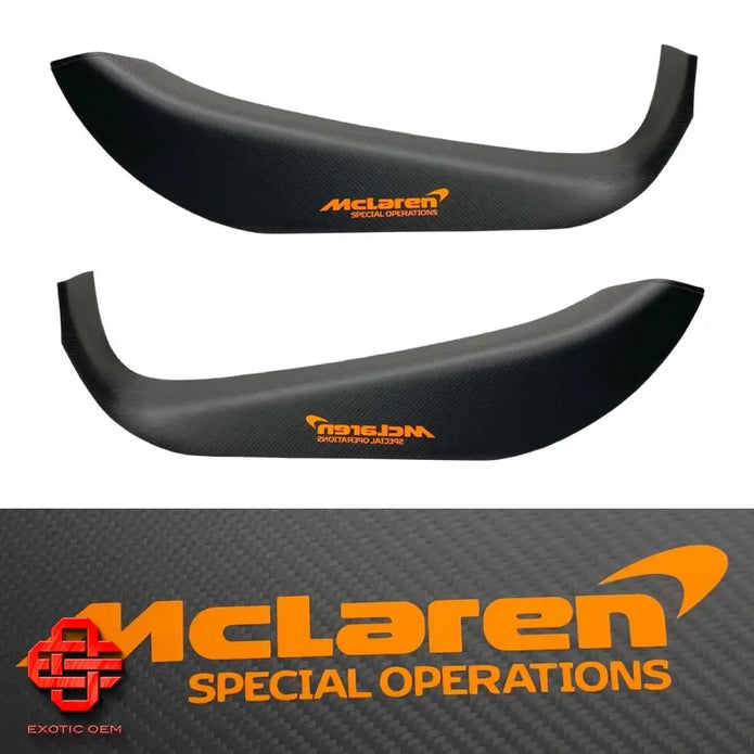 MCLAREN 720S 765LT DOOR SILL CARBON FIBER NEW ORANGE