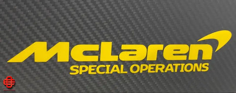 MCLAREN 720S 765LT DOOR SILL CARBON FIBER NEW YELLOW