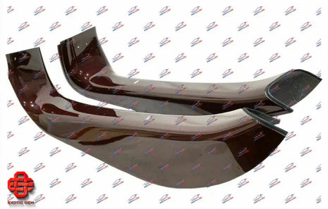 MCLAREN 720S DOOR SILL CARBON FIBER RED CARBON OEM