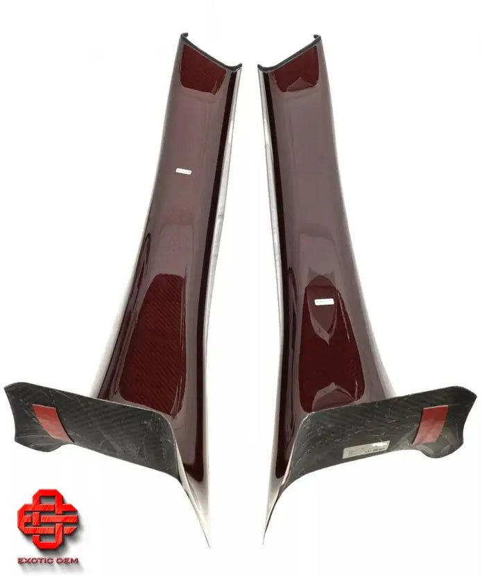 MCLAREN 720S DOOR SILL RED CARBON