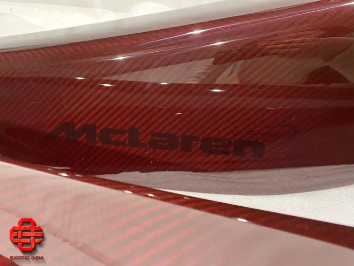 MCLAREN 720S DOOR SILL RED CARBON
