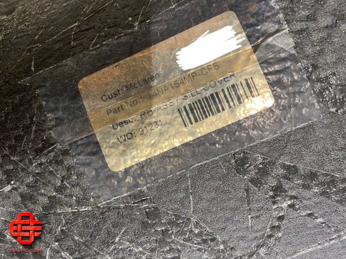 MCLAREN 720S DOOR SILL RED CARBON