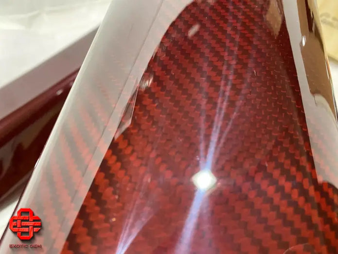 MCLAREN 720S DOOR SILL RED CARBON