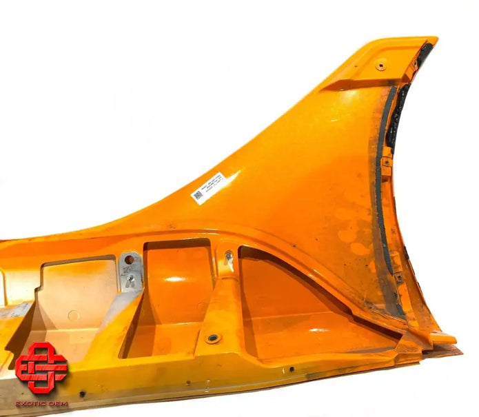 MCLAREN 720S LEFT QUARTER PANEL SIDE SKIRT ORANGE