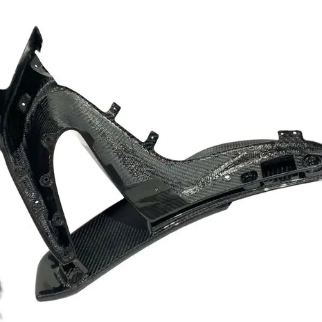 MCLAREN 765LT CARBON BUMPER COVER LH REAR BUMPER SIDE COVER FLAP