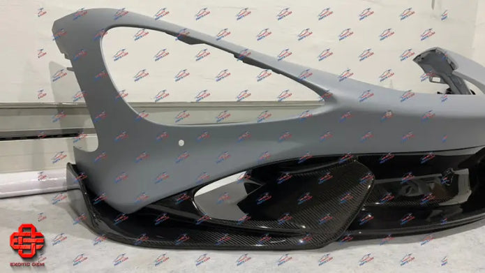 MCLAREN 765LT FRONT BUMPER WITH LOWER SPOILER OEM