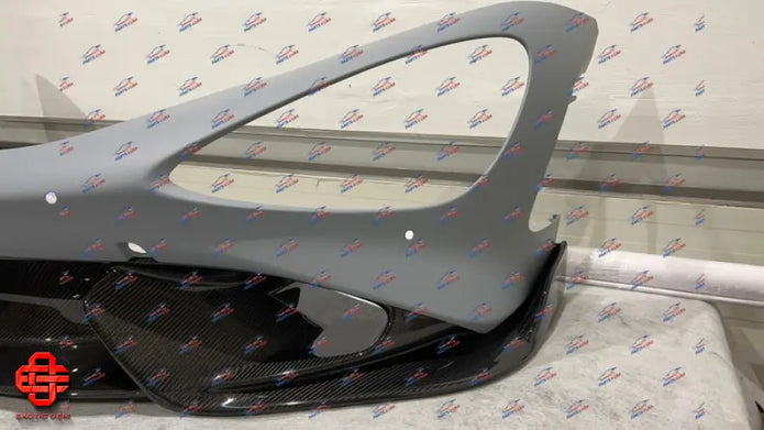MCLAREN 765LT FRONT BUMPER WITH LOWER SPOILER OEM