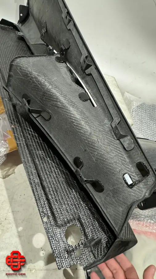 MCLAREN 765LT REAR SIDE SKIRT LH UPPER AND LOWER OEM