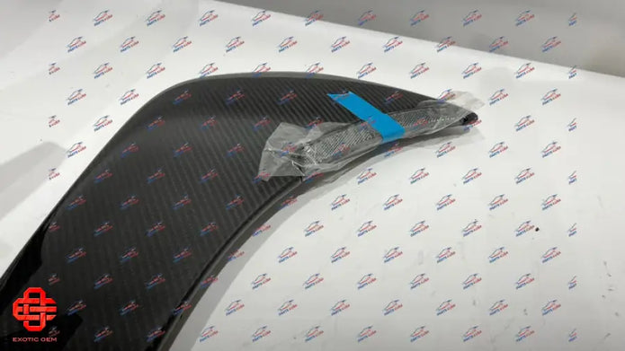 MCLAREN 765LT SIDE BLADE REAR BUMPER L + R CARBON OEM PART