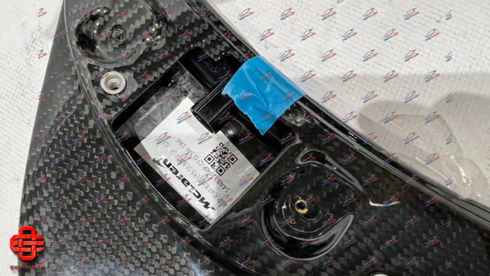 MCLAREN 765LT SIDE BLADE REAR BUMPER L + R CARBON OEM PART