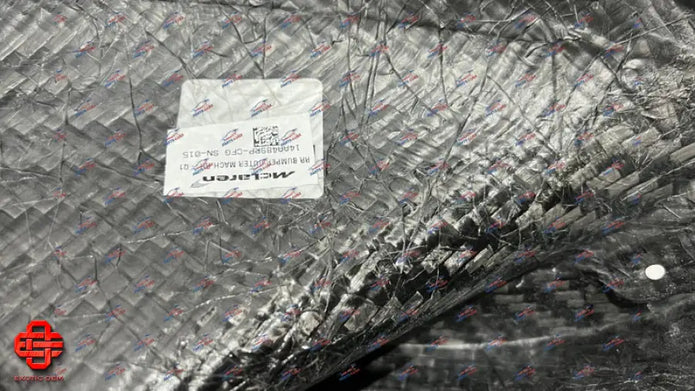MCLAREN 765LT SIDE BLADE REAR BUMPER L + R CARBON OEM PART
