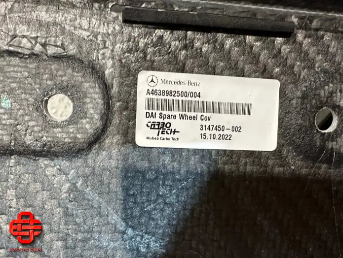 MERCEDES AMG 4X4 W463 CARBON SPARE WHEEL COVER