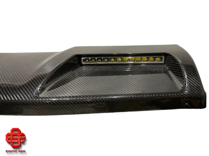 MERCEDES BENZ G CARBON ROOF PANEL CEILING ROOF PANEL BAR SPOILER LED