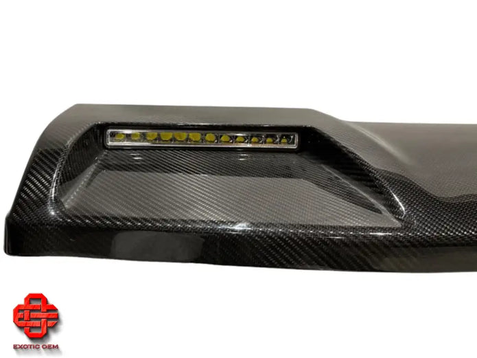 MERCEDES BENZ G CARBON ROOF PANEL CEILING ROOF PANEL BAR SPOILER LED