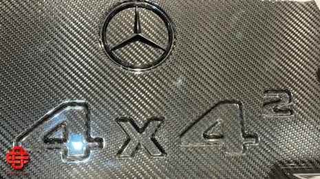 MERCEDES BENZ G WAGON 4X4 CARBON FIBER SPARE WHEEL COVER OEM
