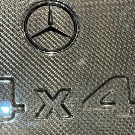 MERCEDES BENZ G WAGON 4X4 CARBON FIBER SPARE WHEEL COVER OEM