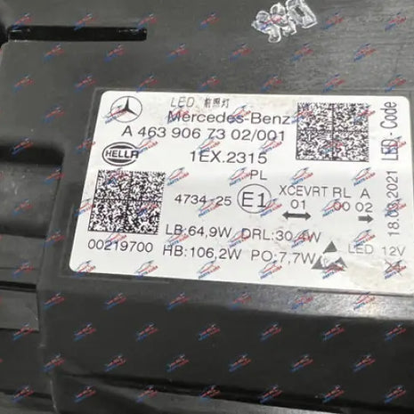 MERCEDES BENZ G63 AMG G WAGON MULTIBEAM LED LEFT AND RIGHT