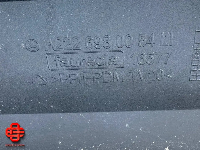 MERCEDES BENZ S W222 SIDE SKIRT TRIM PANEL LH