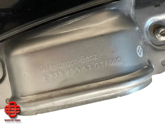 MERCEDES BENZ S W223 DIFFUSER BUMPER