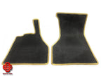 MERCEDES BENZ SLR 199 MCLAREN RENOVATIO FLOOR MATS FLOOR MATS BLACK GOLD NEW