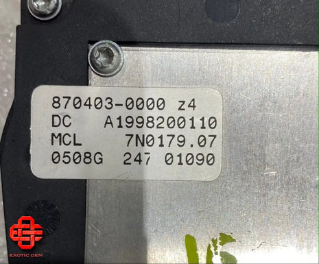 MERCEDES BENZ SLR MCLAREN SWITCH HEATER