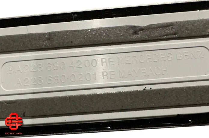 MERCEDES W223 SIDE SILL RIGHT DOOR SILL KICK PLATE