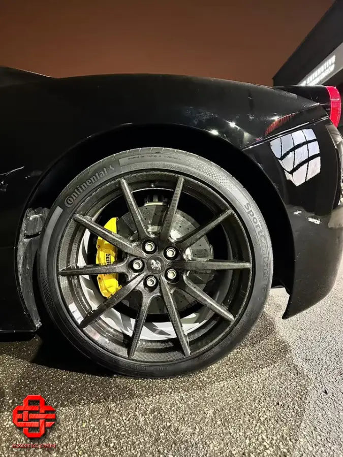 NEW CARBON WHEELS FERRARI 488 PISTA - NEW CARBON WHEELS ORIGINAL