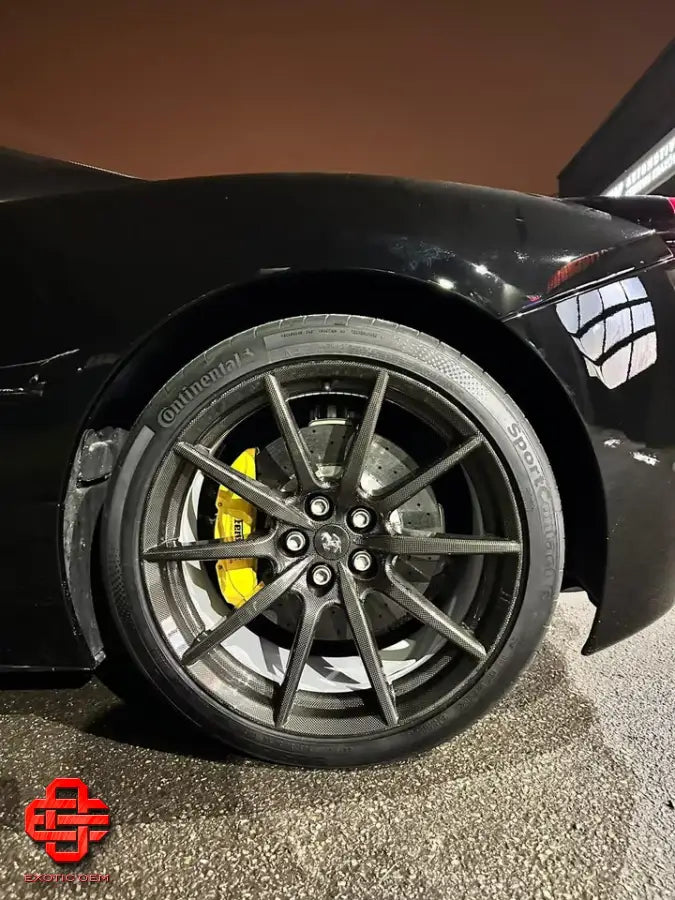 NEW CARBON WHEELS FERRARI 488 PISTA - NEW CARBON WHEELS ORIGINAL