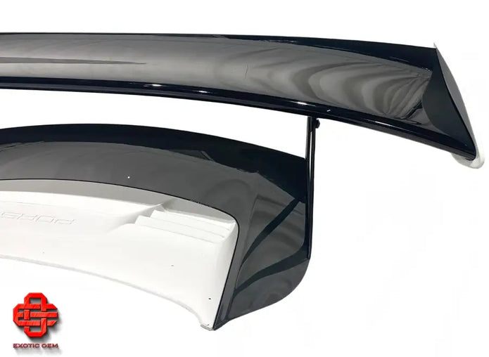 PORSCHE 911 991.2 GT3RS REAR SPOILER WING CARBON BLACK