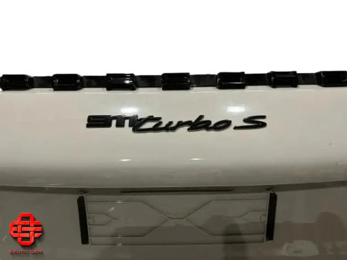 PORSCHE 911 TURBO S REAR BUMPER